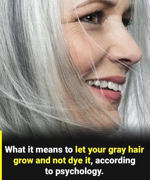 Letting your gray hair go natural often reflects a deep psychological shift toward self-acceptance, authenticity, and emotional maturity. It can symbolize freedom from social pressure, confidence in one’s identity, and a desire to age honestly without hiding changes. Many people view this choice as an empowering statement of self-worth, inner peace, and a healthier relationship with time and personal growth.