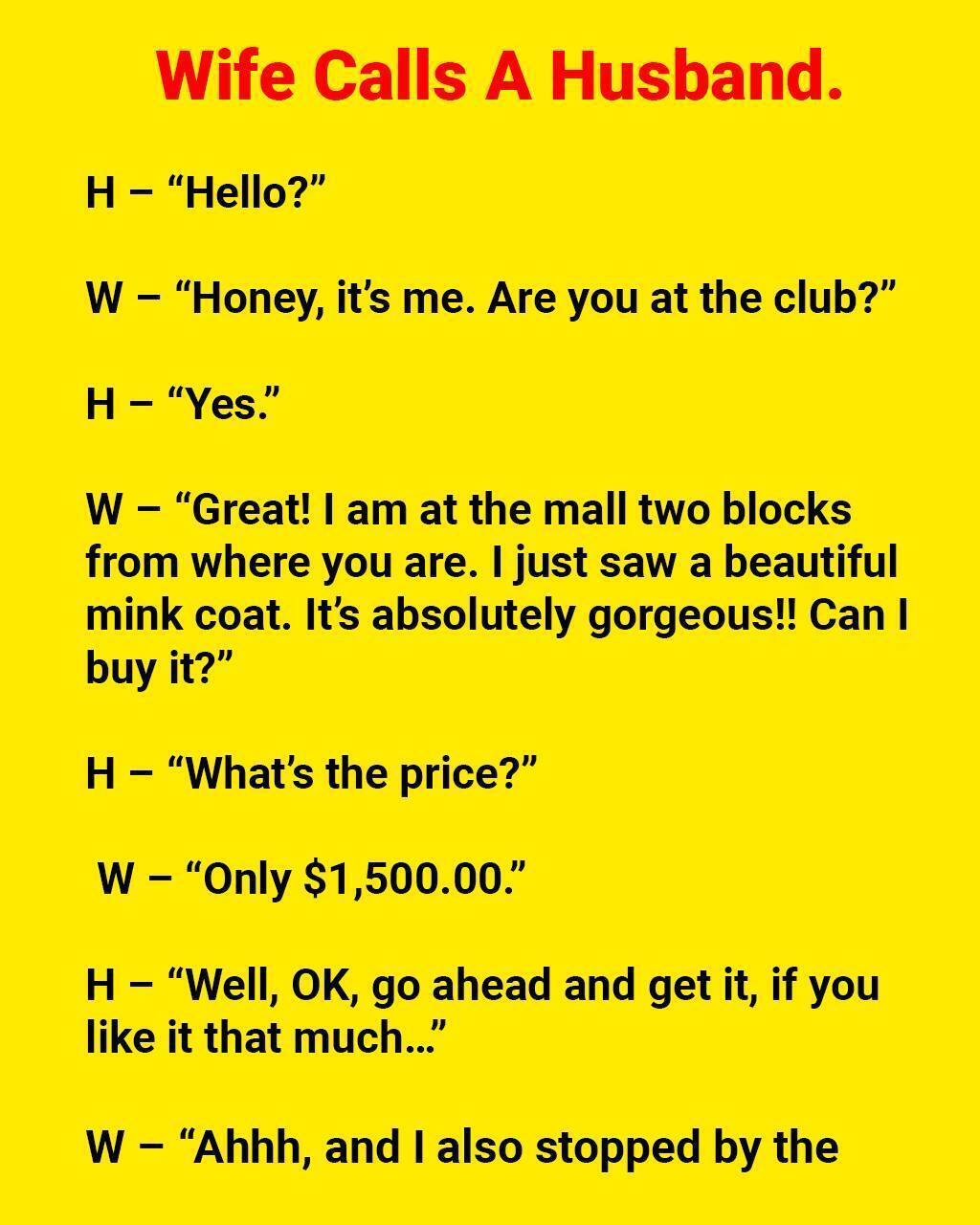 Hilarious Conversation Ensues When Wife Calls Her Husband