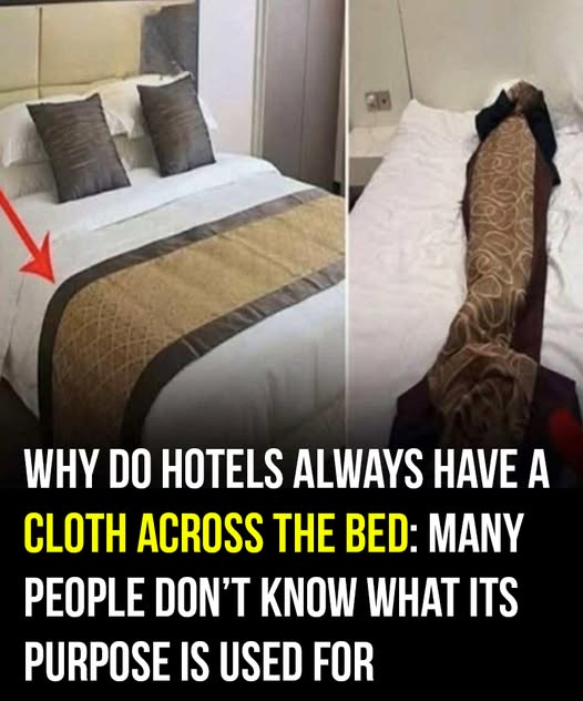 The explanation behind hotel beds always having blankets