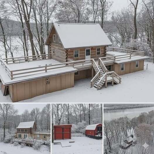Riverfront Log Cabin Living on 3.75 Acres in New Richmond: A Rare Three-Level Retreat Offering Privacy, Scenic Ohio River Views, Year-Round Comfort, Lifestyle Freedom, and Long-Term Investment Potential at an Exceptionally Accessible Price