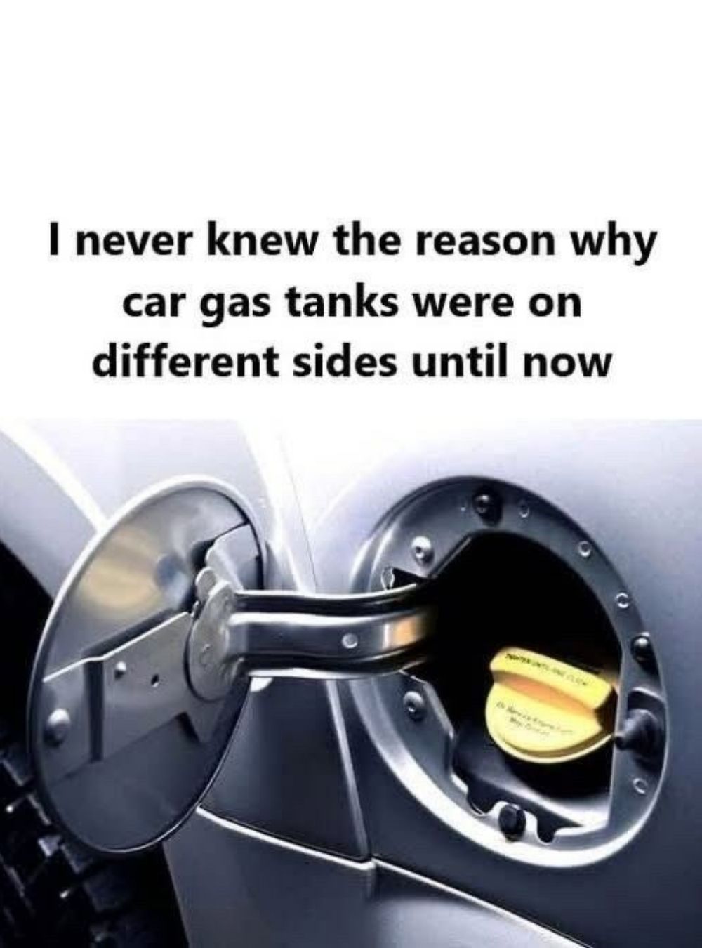 We’ve all experienced it. You pull into a gas station, park confidently… and then realize your fuel door is on the opposite side.
