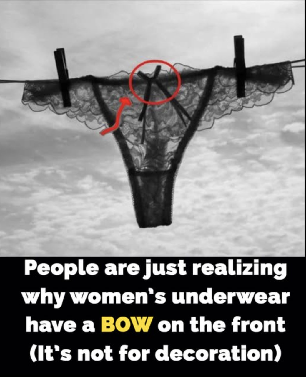 The Surprising Purpose of the Little Bow on Women’s Undergarments
