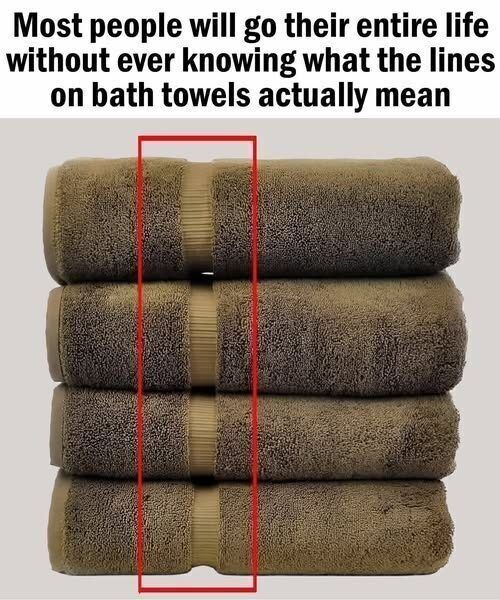 Here’s the Surprising Truth Behind the Lines on Your Bath Towels — What These Seemingly Simple Patterns Actually Mean, Why They’re There, and How Understanding Them Can Help You Choose Better Towels and Care for Them Properly.