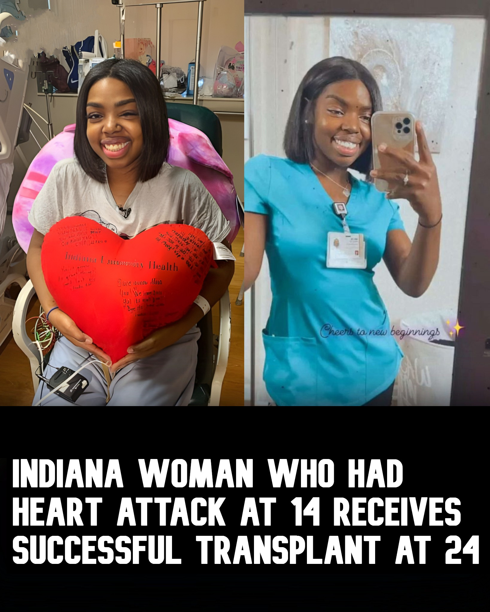 Indiana woman who faced heart attack in 14 …!