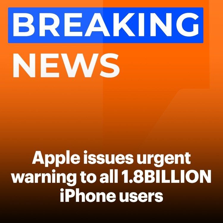 Apple issues warning to all 1.8bn iPhone users over ‘extremely sophisticated’ spyware attack