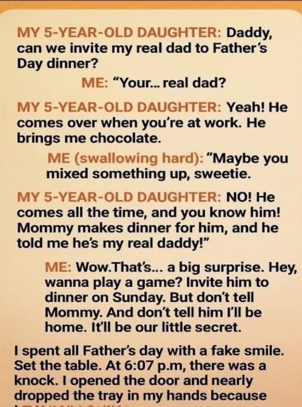 My Daughter’s Unexpected Question Changed Our Father’s Day Plans