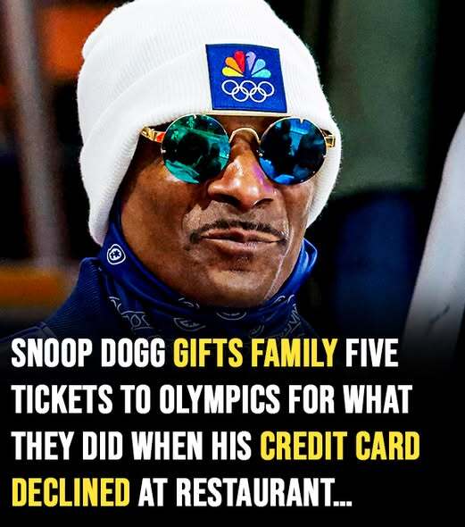 Snoop Dogg Surprises Italian Restaurant with Olympic Tickets After Kind Gesture at 2026 Winter Games