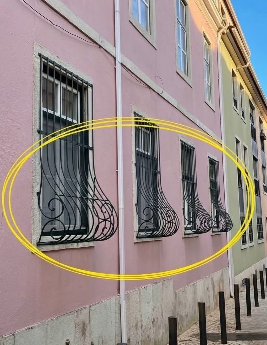 If You Ever Notice Window Grills Featuring a Distinctive Curved Design at the Bottom