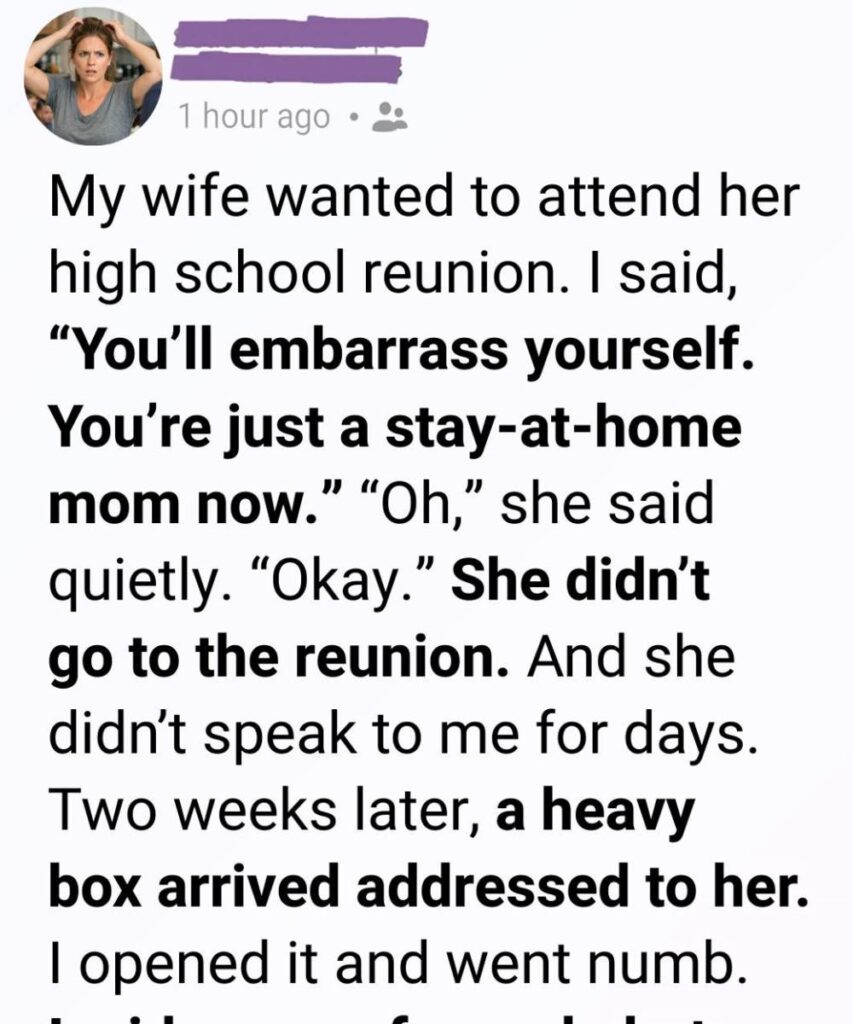 I Thought She Did Nothing All Day — Then One Box Changed My Mind