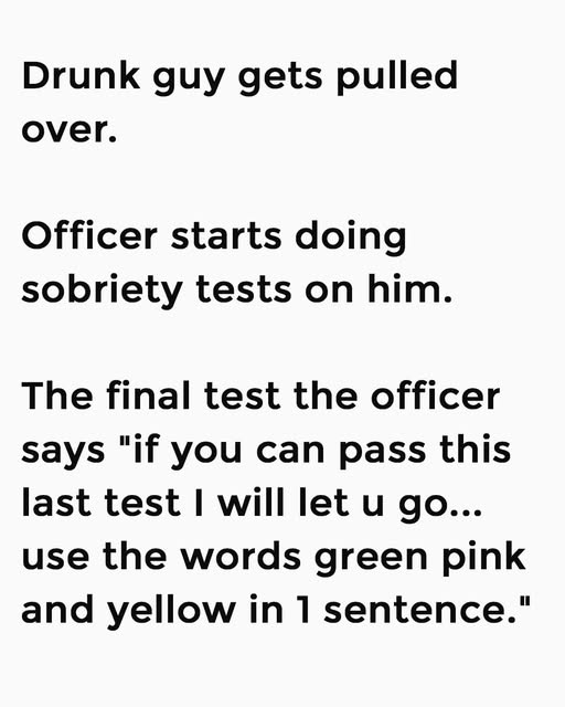 Drunk Guy Gets Pulled Over — The Last Test Seals His FateA drunk guy gets pulled over late one night after swerving just a little