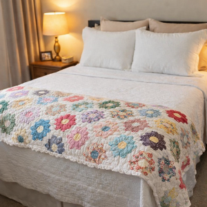 She Was One Step Away From Donating Her Old Quilt, But One Simple Fold Turned It Into the Most Beautiful Guest Room Accent—Now Visitors Compliment It First, and She Can’t Believe She Almost Gave Away Something That Brings So Much Warmth and Memory Into Her Home