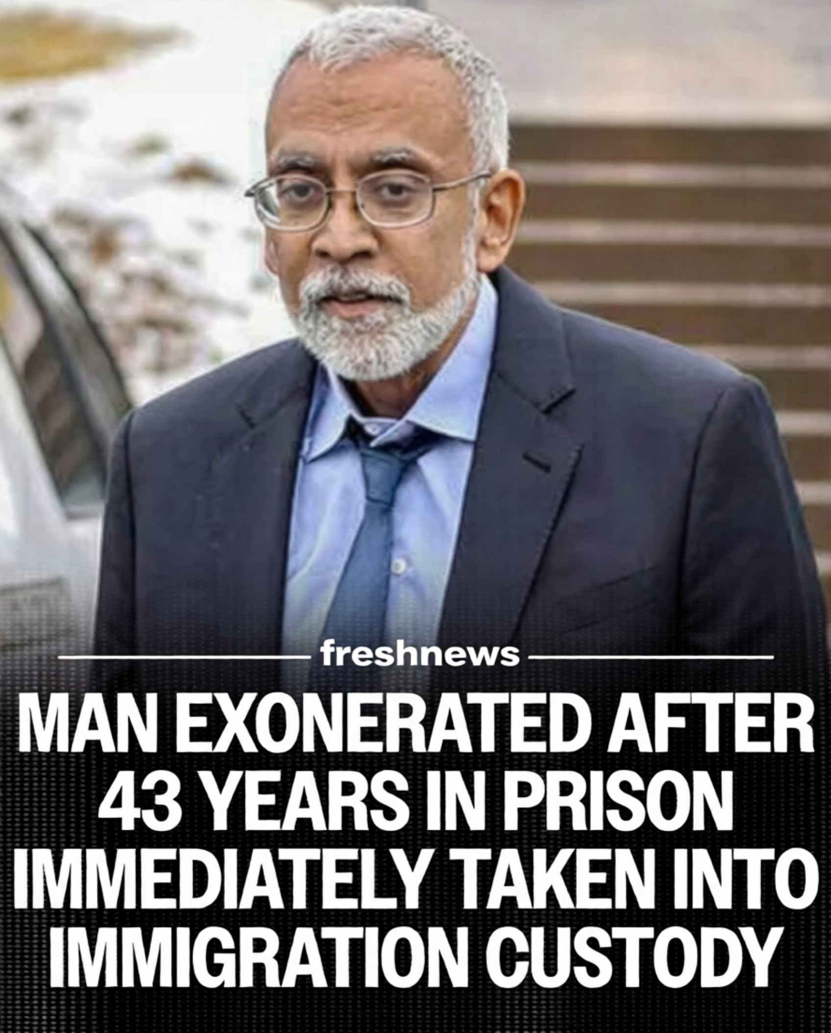 After 43 Years Wrongfully Imprisoned, Subramanyam Vedam Faces New Fight as Federal Judge Vacates Deportation Order