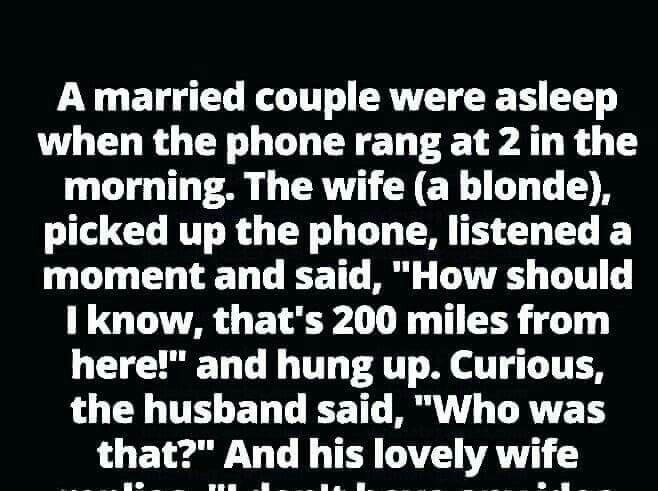 A Late-Night Phone Call at 2 AM Turned Into an Unexpectedly Hilarious Moment When a Sleepy Wife Answered a Stranger’s Question Without Thinking, Leaving Her Husband Confused, Curious, and Then in Fits of Laughter After Hearing Her Perfectly Honest but Completely Unhelpful Response